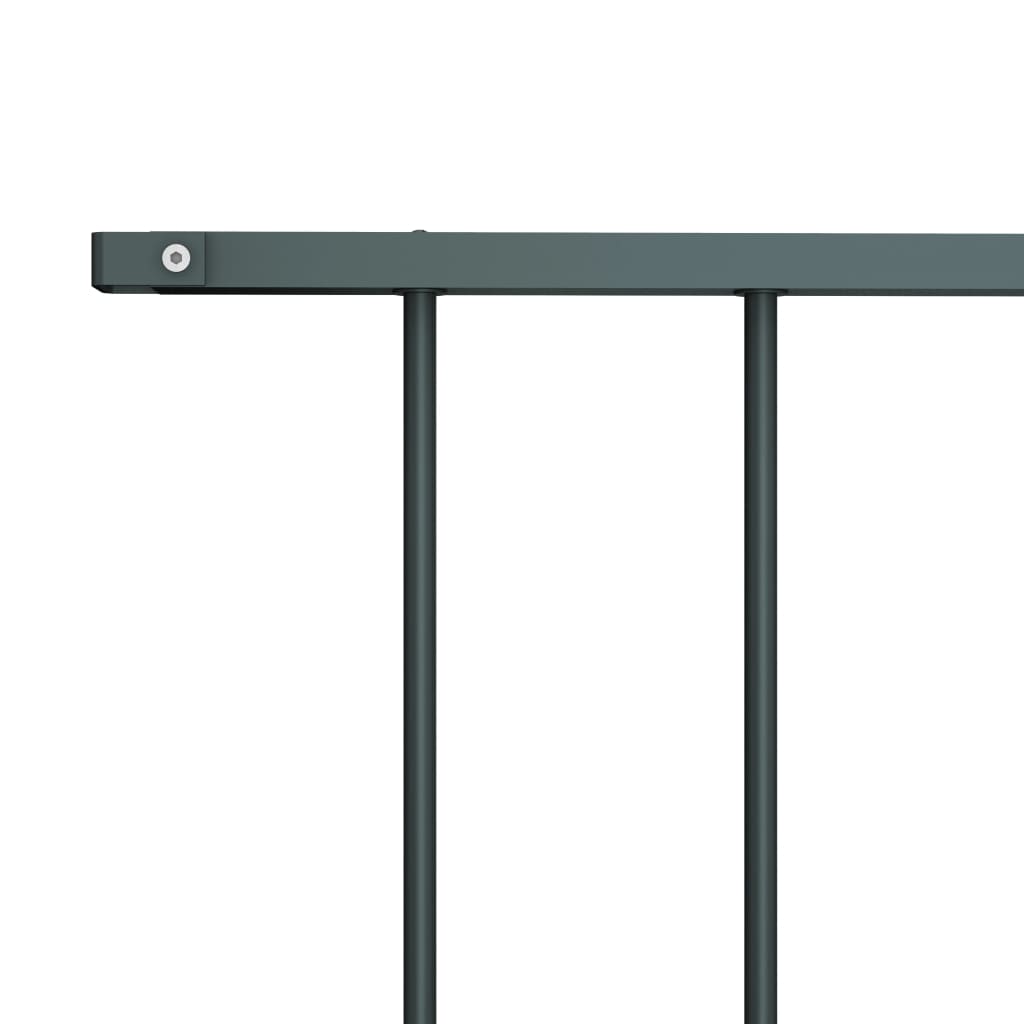 vidaXL Panel valla acero recubrimiento polvo gris antracita 1,7x0,75m