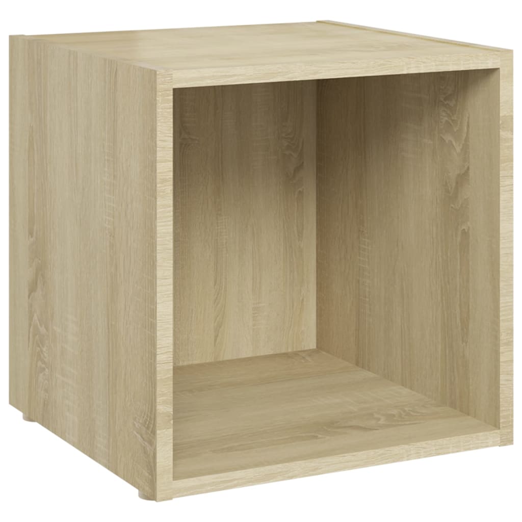 vidaXL Muebles de salón 5 piezas madera de ingeniería roble Sonoma