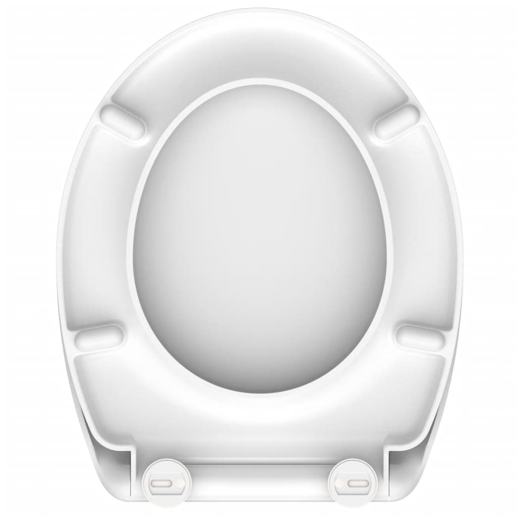 SCHÜTTE Asiento de váter WC WHITE duroplast