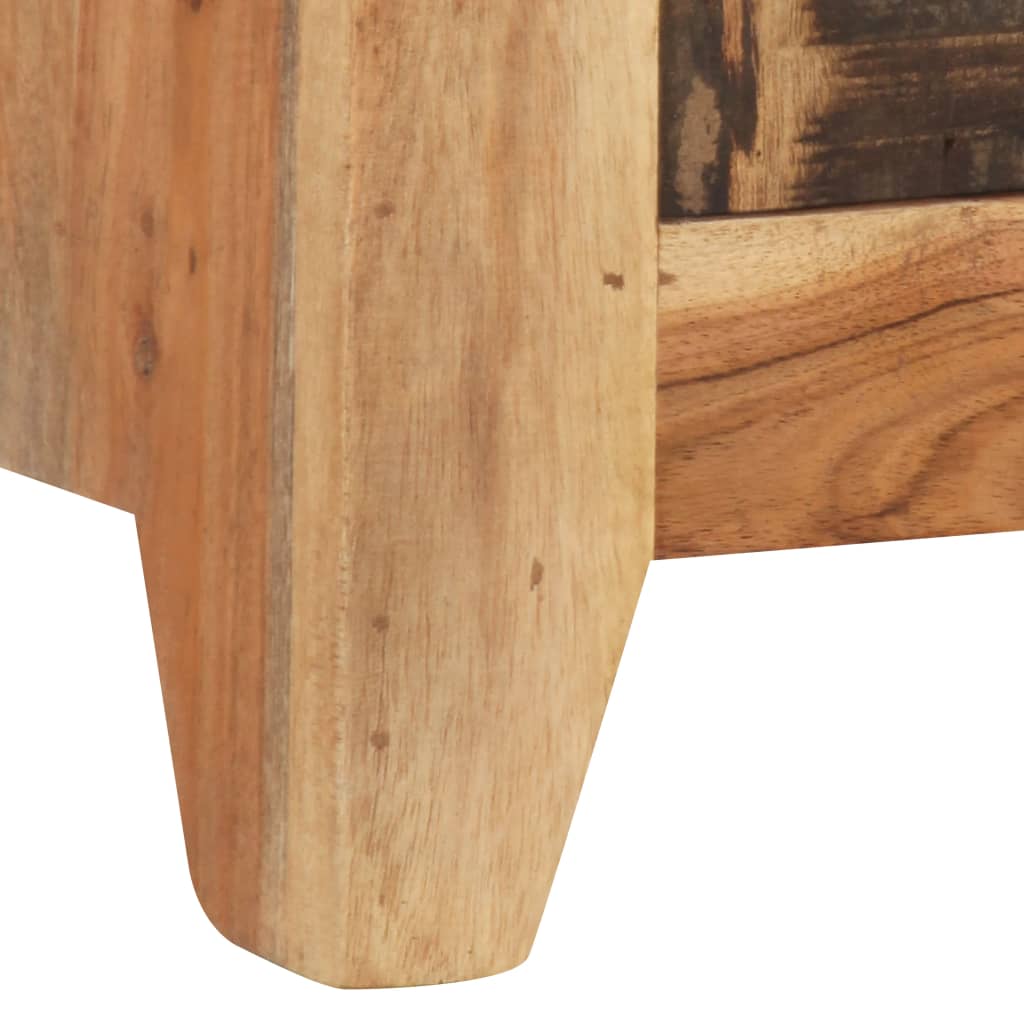vidaXL Aparador de madera de acacia y madera reciclada 60x33x75 cm