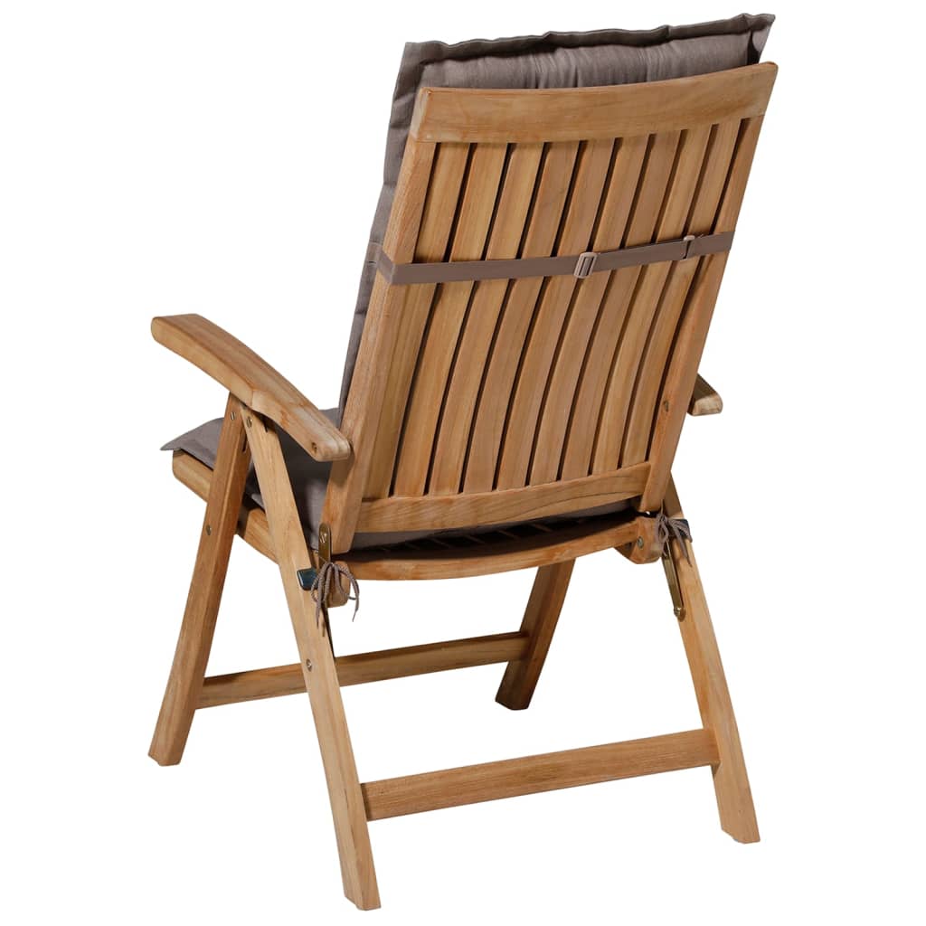 Madison Cojín de silla con respaldo Panama 123x50cm gris taupé
