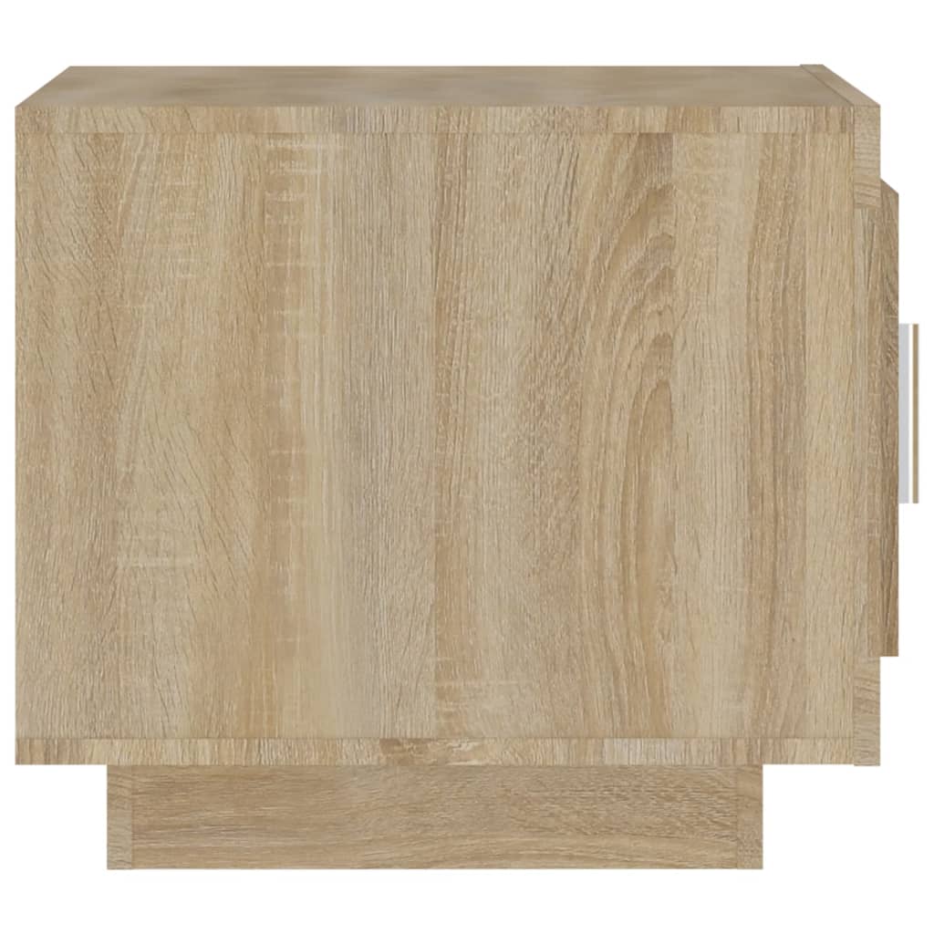 vidaXL Mesa de centro madera contrachapada roble Sonoma 51x50x45 cm