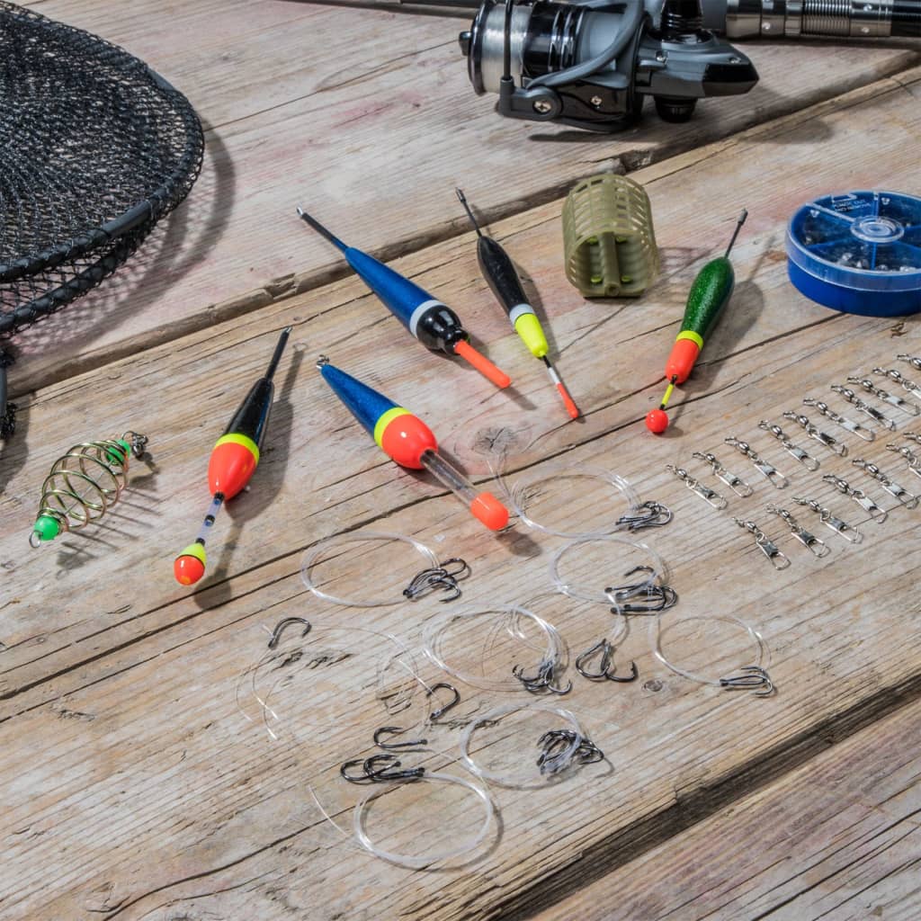 HI Kit de equipo de pesca 30 piezas multicolor