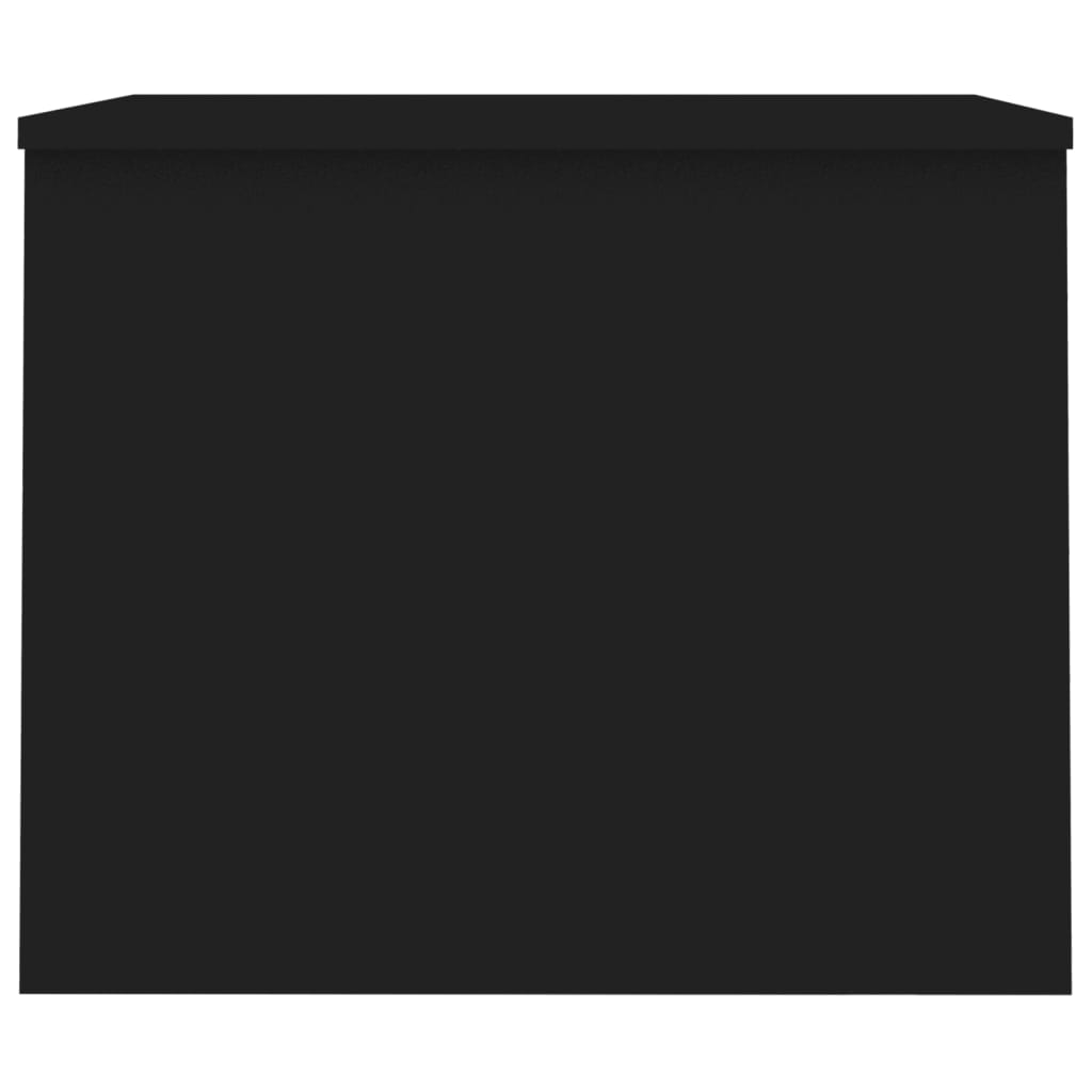 vidaXL Mesa de centro madera contrachapada negra 80x50,5x41,5 cm