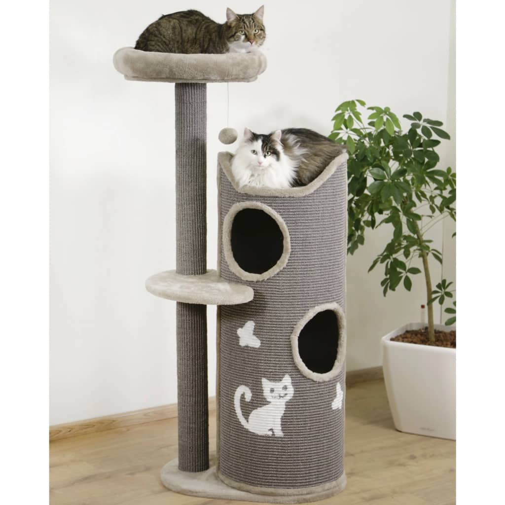 Kerbl Rascador para gatos Tiana gris 130 cm