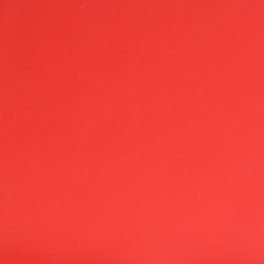 vidaXL Sillas de comedor giratorias 2 uds cuero sintético rojo