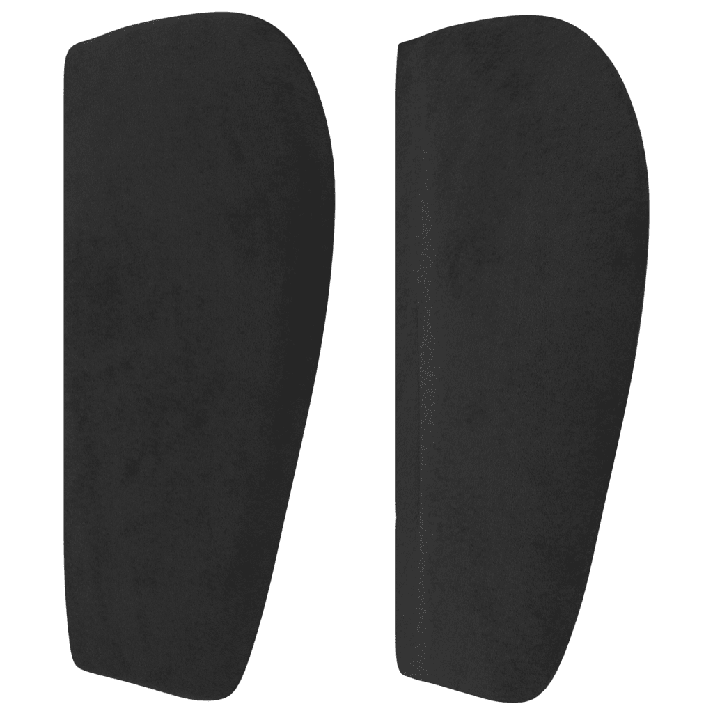 vidaXL Cama box spring con colchón terciopelo negro 200x200 cm