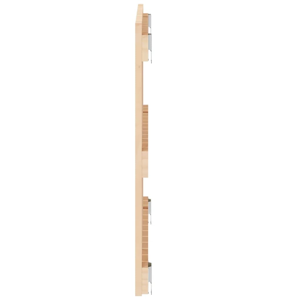 vidaXL Cabecero de cama de pared madera maciza de pino 82,5x3x60 cm