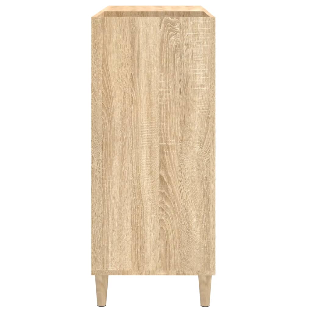 vidaXL Mueble discos madera contrachapada roble Sonoma 84,5x38x89 cm