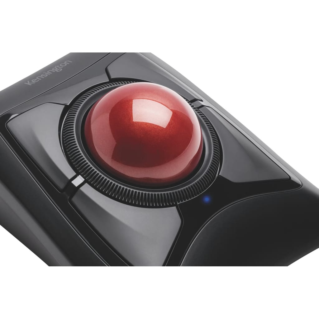 Kensington Trackball sin cable Expert Mouse negro y rojo rubí