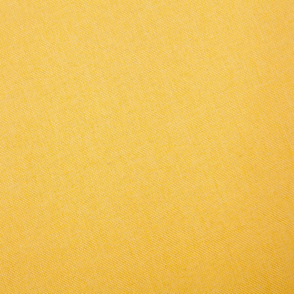 vidaXL Sofá de 2 plazas de tela amarillo