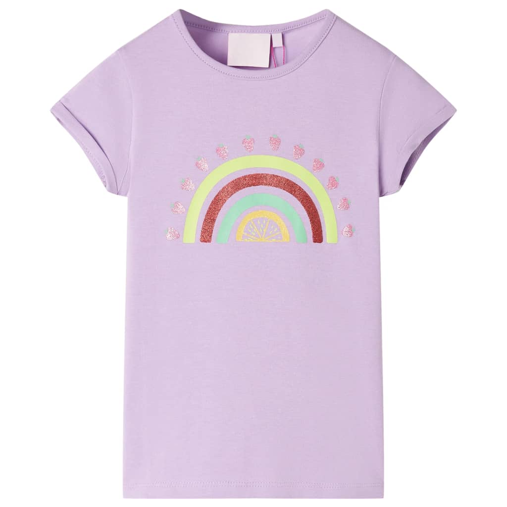 Camiseta infantil lila 92