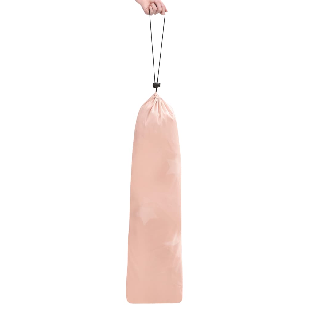vidaXL Tienda tipi para niños con bolsa poliéster rosa 115x115x160 cm