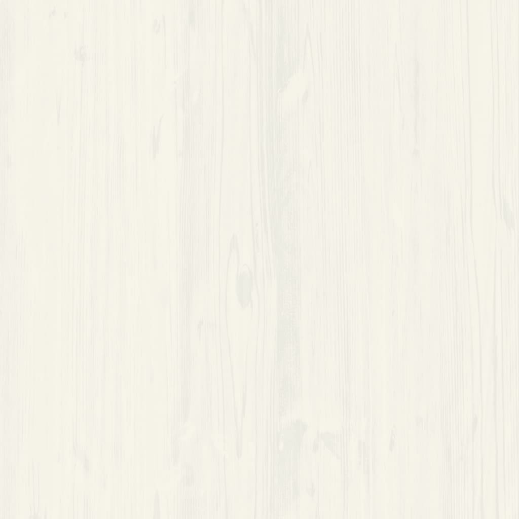 vidaXL Aparador con cajones VIGO madera maciza pino blanco 113x40x75cm