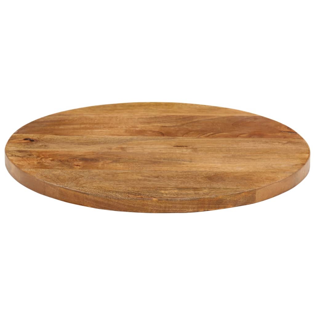 vidaXL Tablero de mesa redondo madera maciza de mango Ø 60x2,5 cm