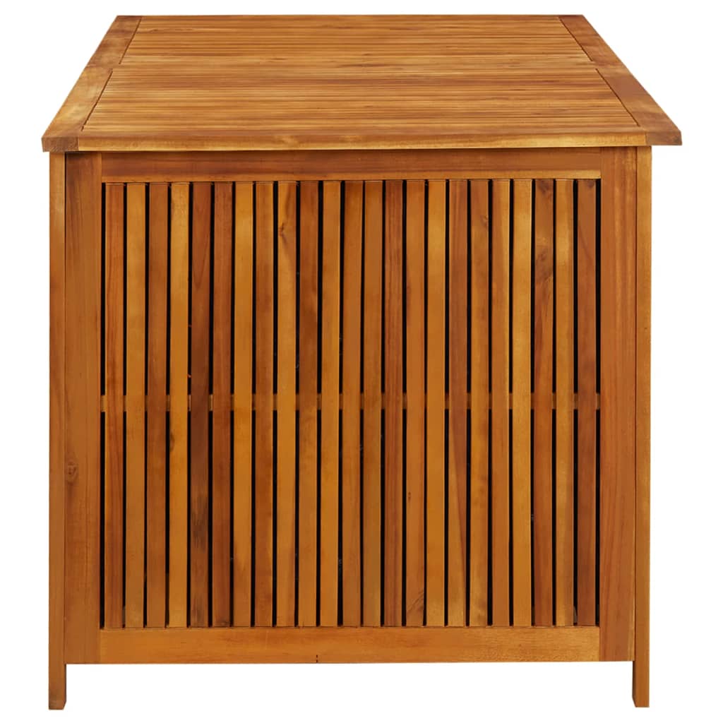 vidaXL Caja de almacenaje de jardín madera maciza acacia 150x80x75 cm