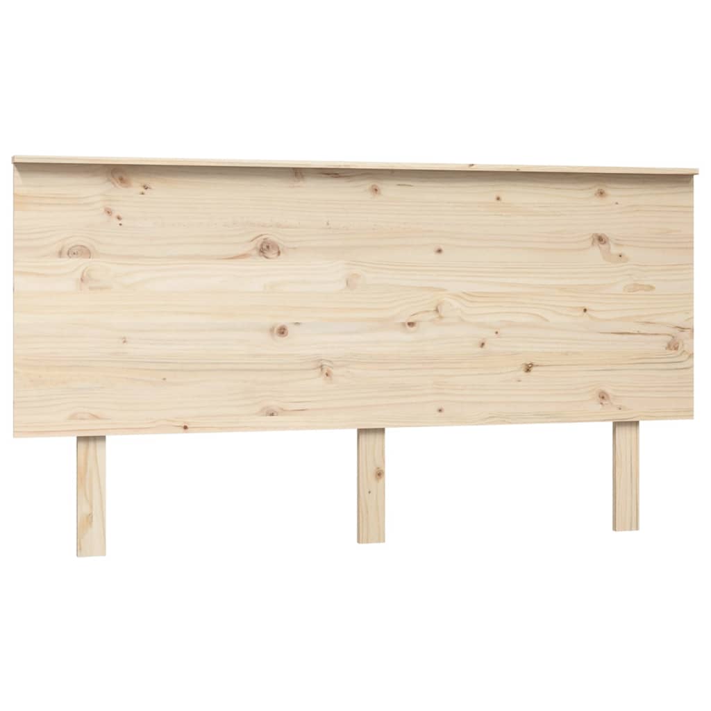 vidaXL Cabecero de cama madera maciza de pino 154x6x82,5 cm