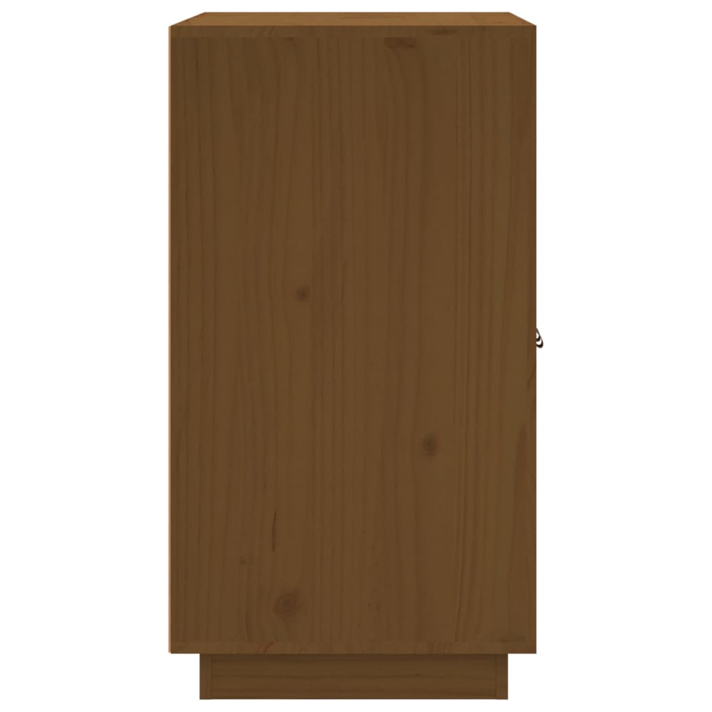 vidaXL Aparador de madera maciza de pino marrón miel 65,5x40x75 cm