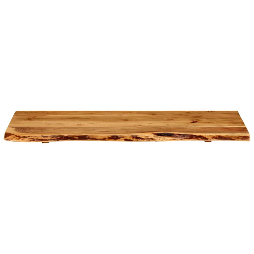 vidaXL Encimera para armario tocador madera maciza acacia 100x55x2,5cm
