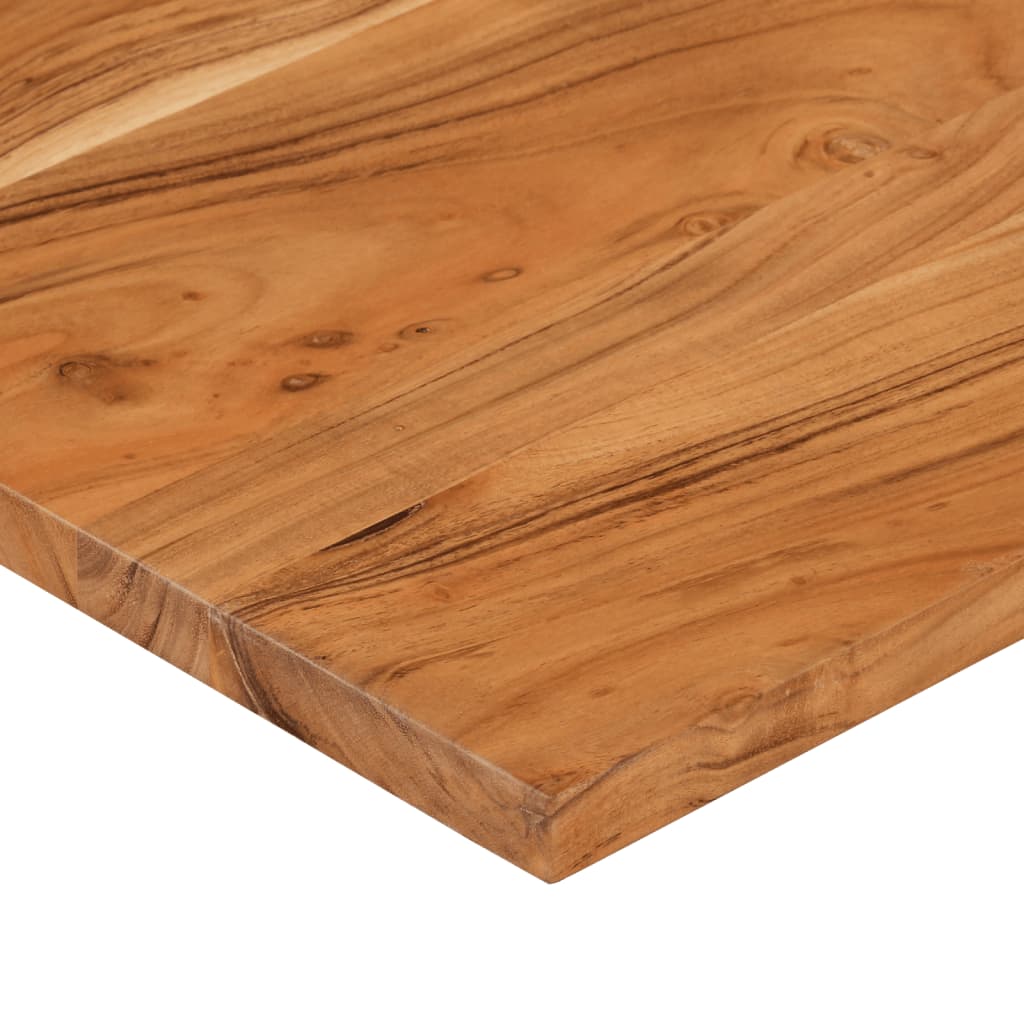 vidaXL Tablero de escritorio rectangular madera acacia 100x80x2,5 cm