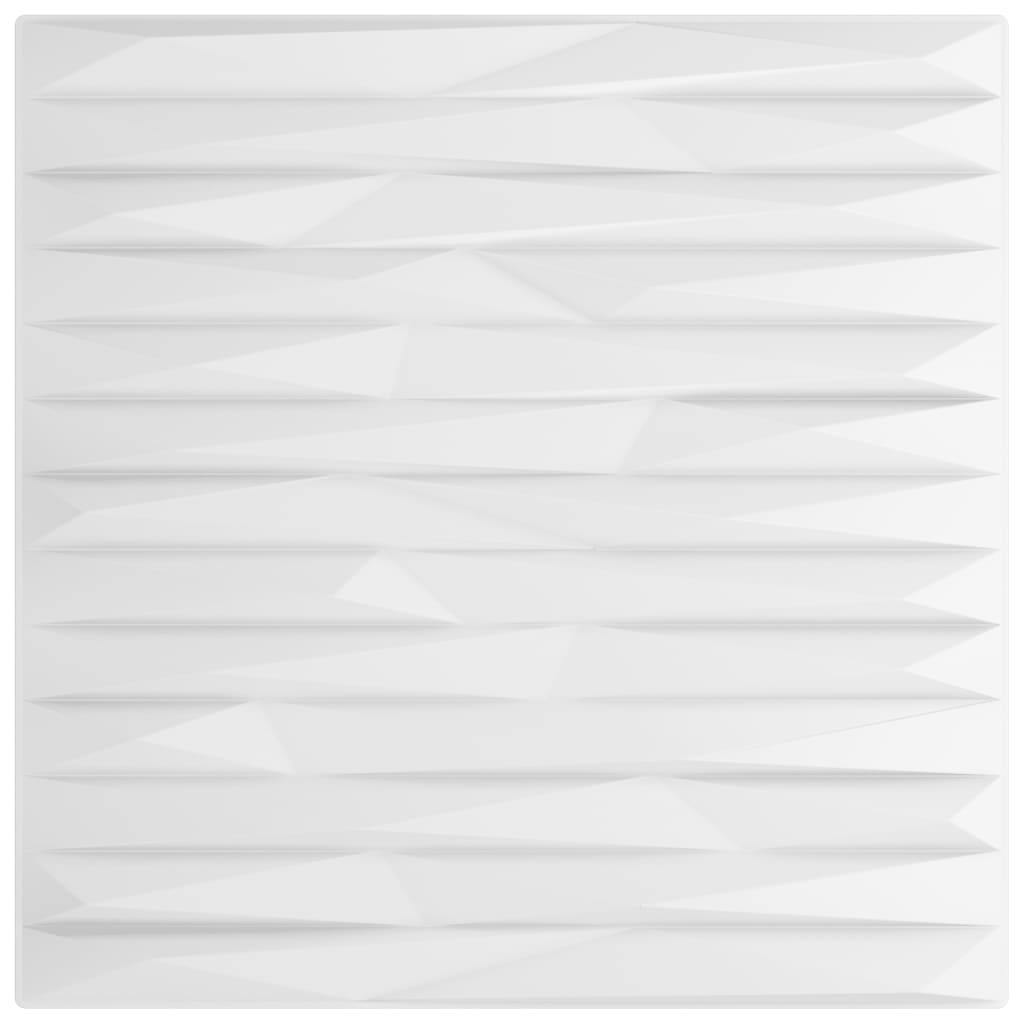 vidaXL Paneles de pared 12 uds XPS piedra blanco 50x50 cm 3 m²
