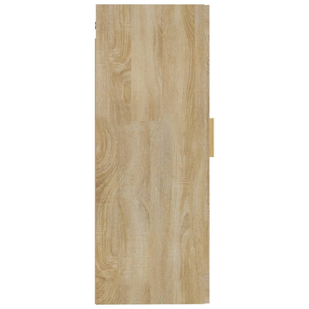 vidaXL Armario de pared madera de ingeniería roble sonoma 35x34x90 cm