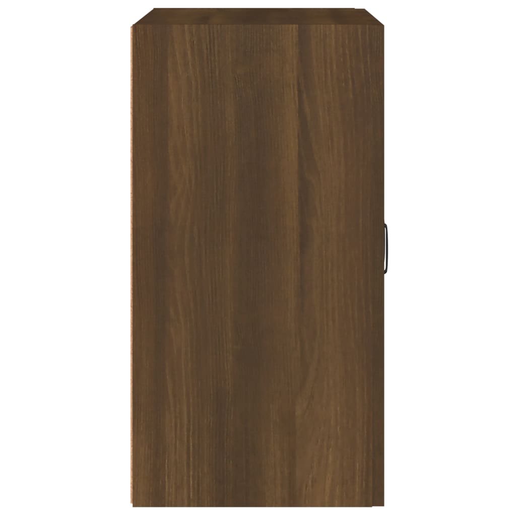 vidaXL Armario de pared madera contrachapada marrón roble 60x31x60 cm