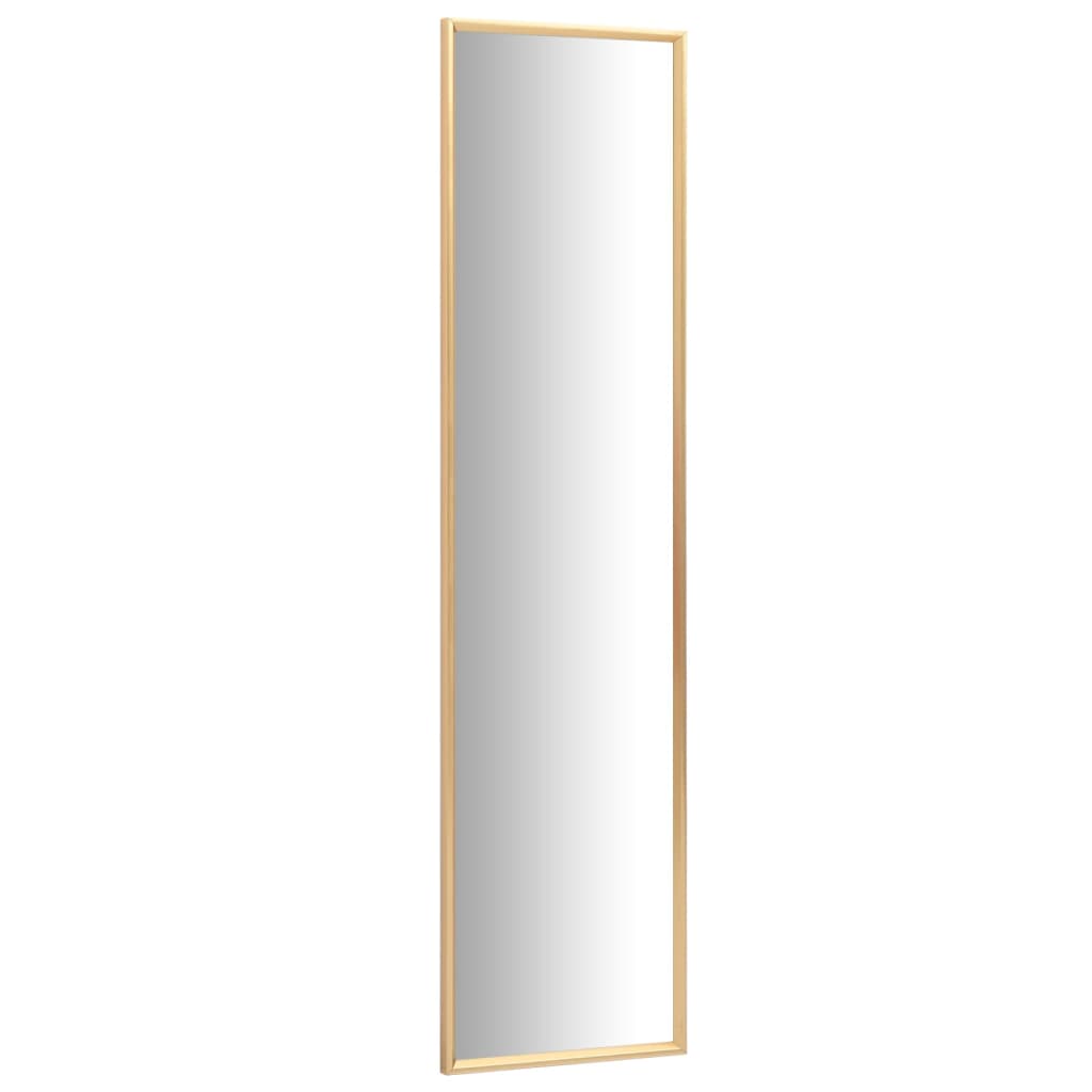 vidaXL Espejo dorado 120x30 cm