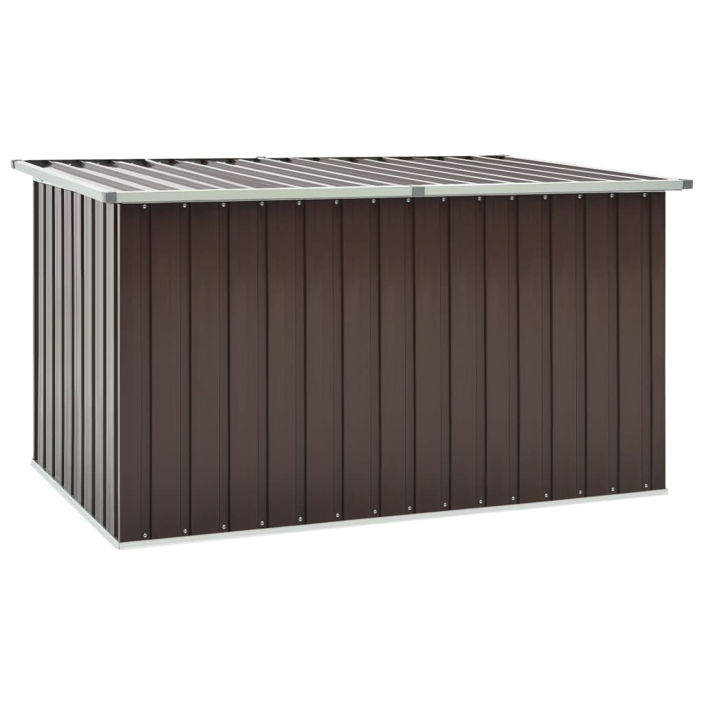 vidaXL Caja de almacenamiento de jardín marrón 171x99x93 cm