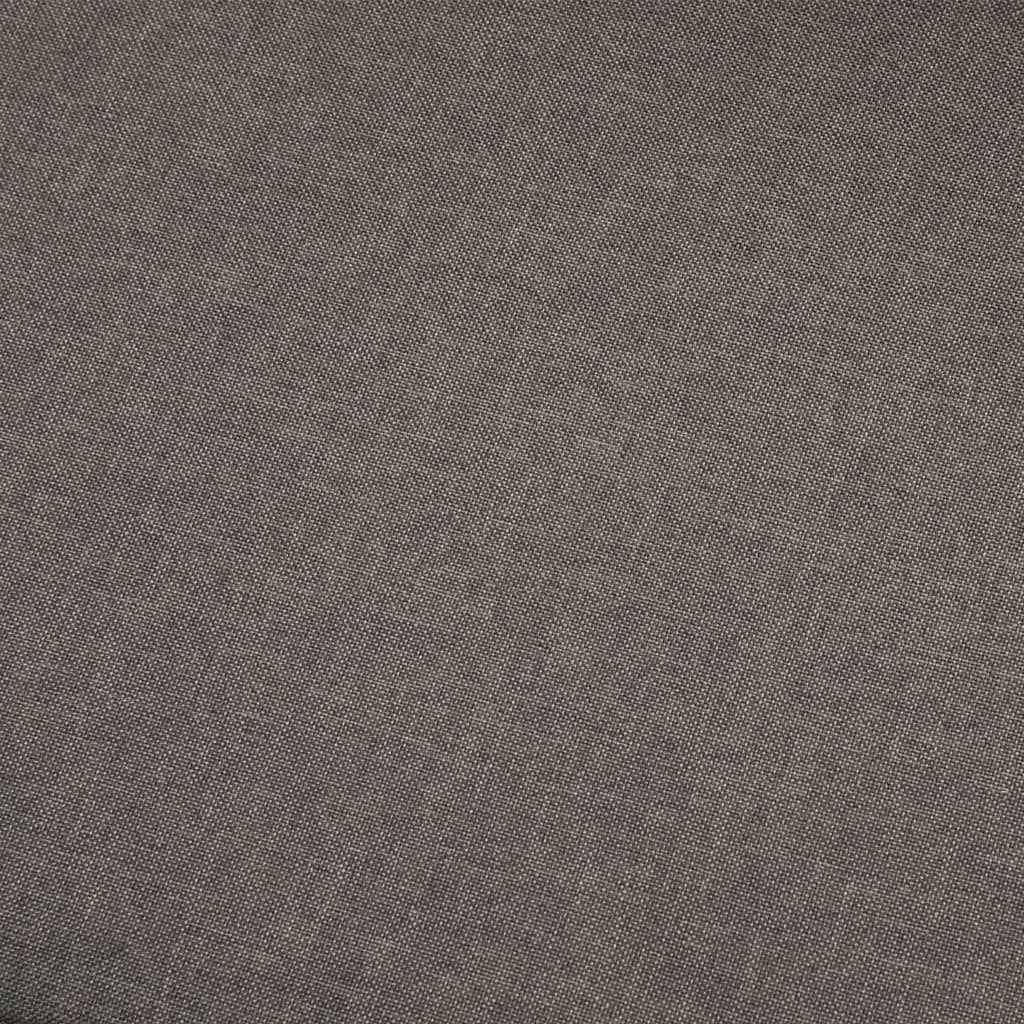 vidaXL Sofá de 5 plazas de tela color gris topo