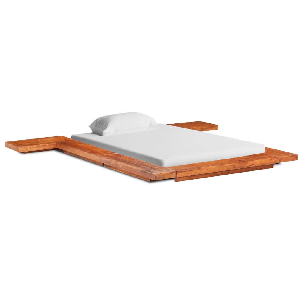vidaXL Estructura para futón japonés madera maciza de acacia 120x200 cm
