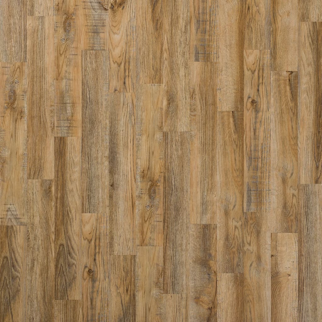 WallArt Tablones de aspecto madera roble reciclado vintage marrón