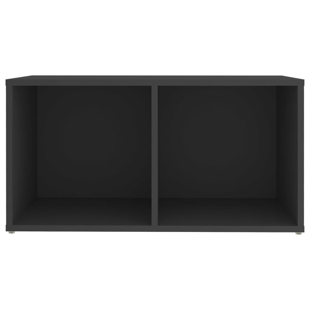 vidaXL Muebles de salón 4 pzas madera ingeniería gris 72x35x36,5 cm