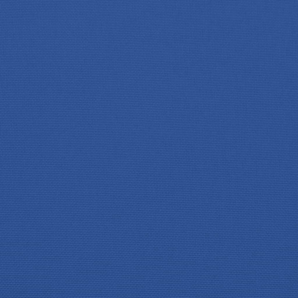 vidaXL Cojín de banco de jardín tela Oxford azul 120x50x7 cm