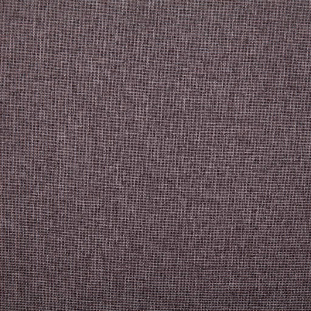 vidaXL Sofá de 2 plazas de tela color gris topo