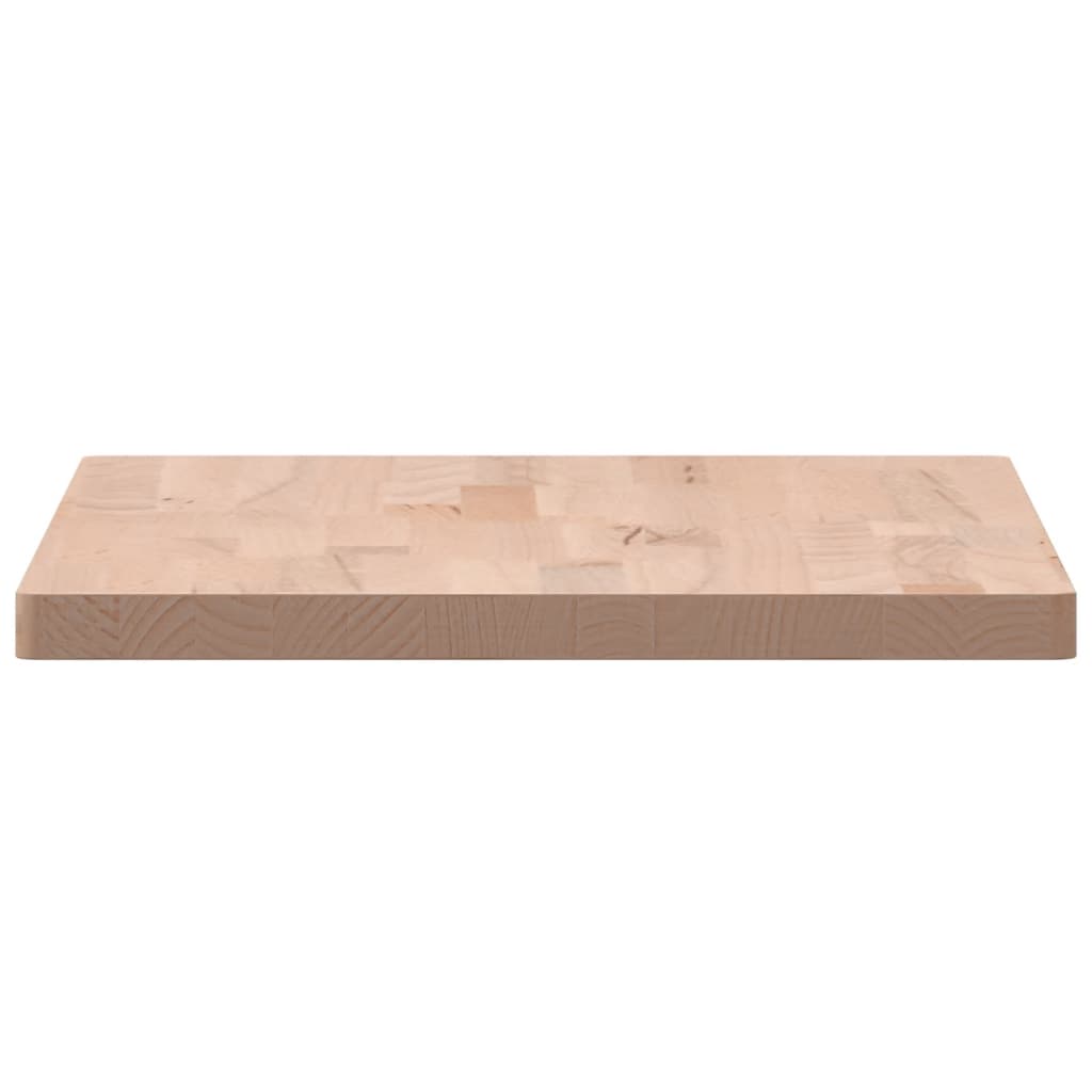 vidaXL Encimera de baño madera maciza de haya 60x40x2,5 cm
