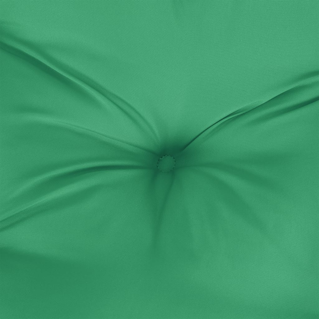 vidaXL Cojín de banco de jardín tela Oxford verde 120x50x7 cm