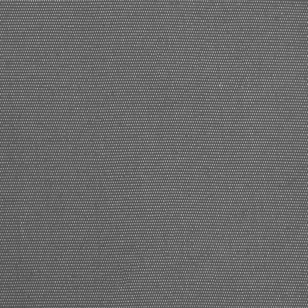 vidaXL Toldo retráctil de tela y acero gris antracita 100x150 cm