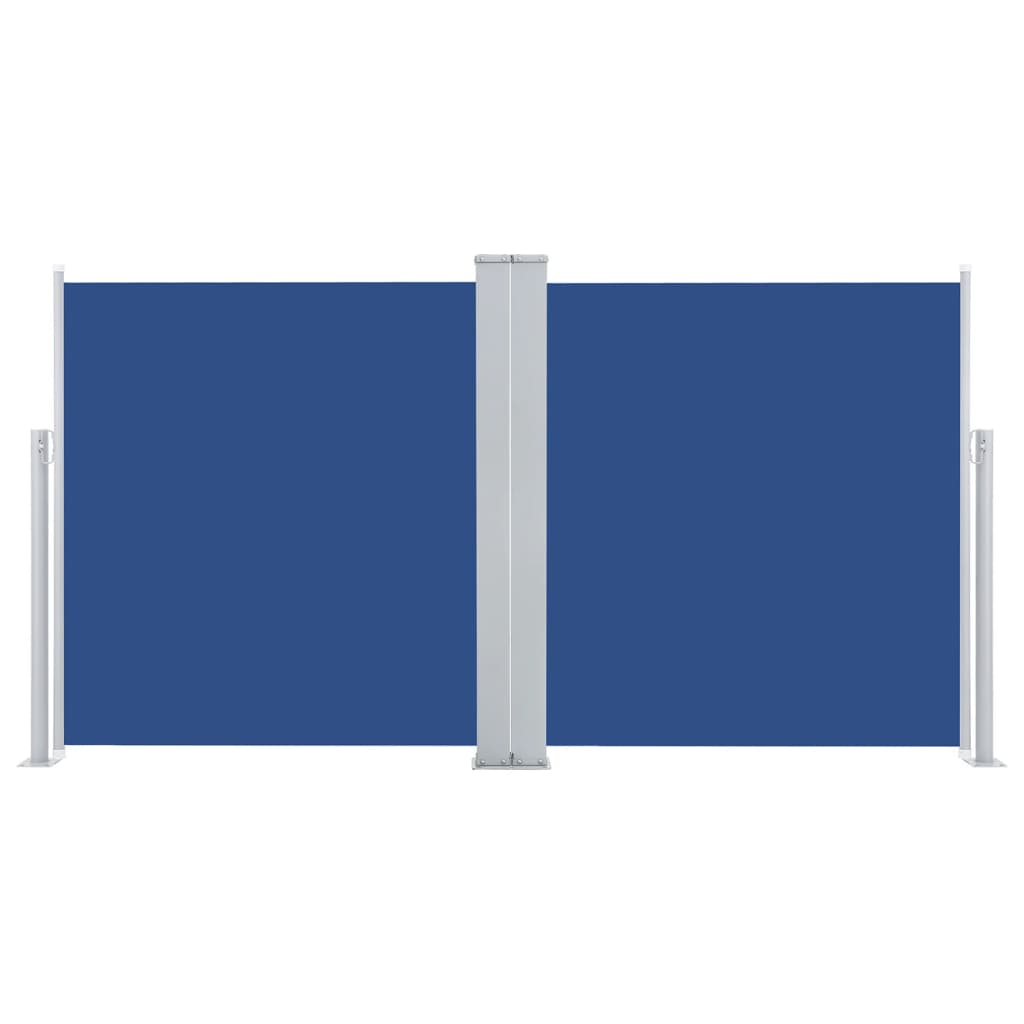 vidaXL Toldo lateral retráctil azul 117x600 cm