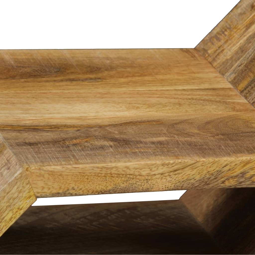 vidaXL Mesa consola de madera maciza de mango 90x35x76 cm