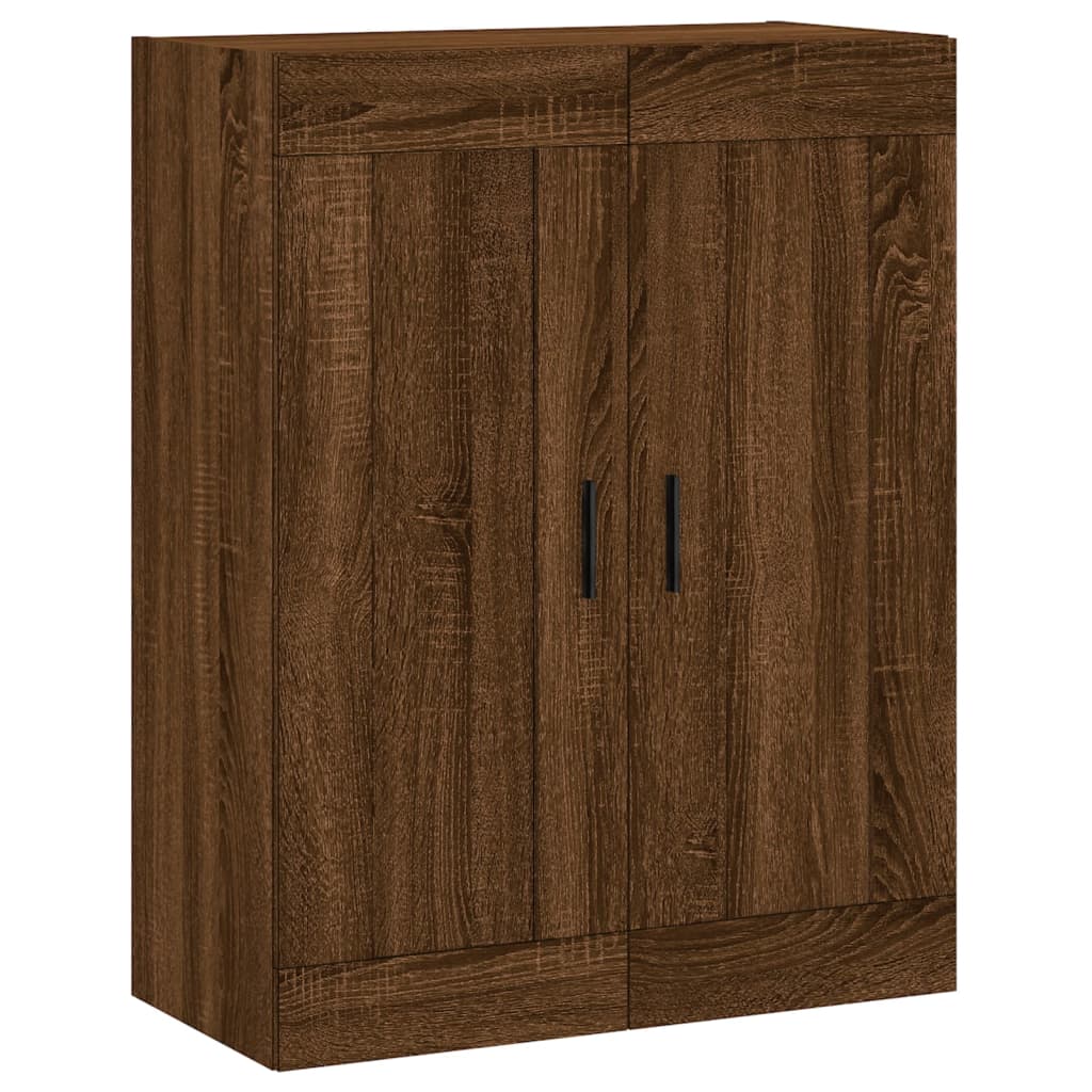 vidaXL Armario de pared madera ingeniería roble marrón 69,5x34x90 cm
