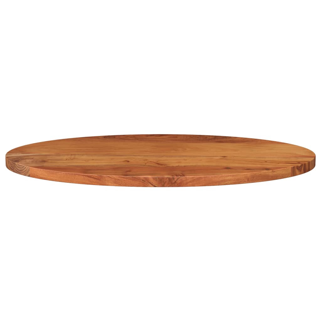 vidaXL Tablero de mesa ovalado madera maciza de acacia 140x60x2,5cm