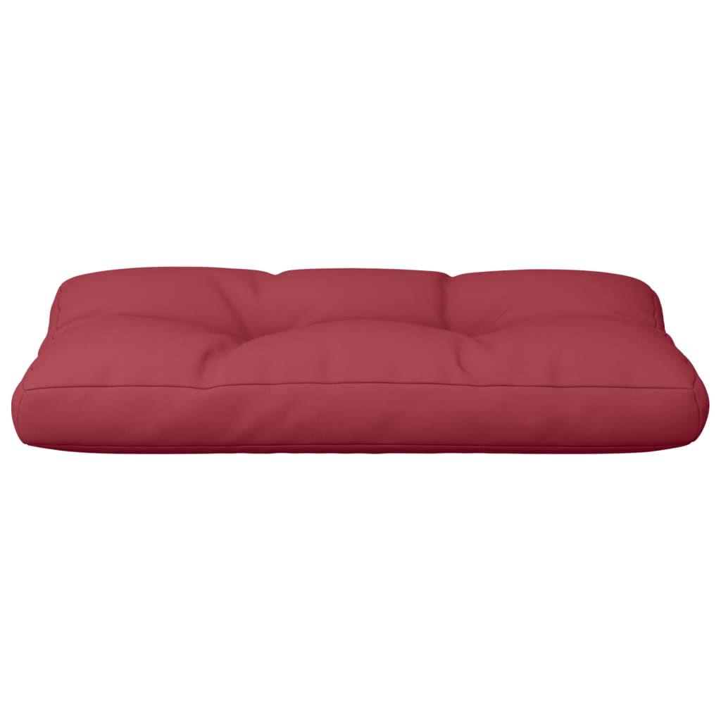 vidaXL Cojín para sofá de palets rojo tinto 70x40x10 cm