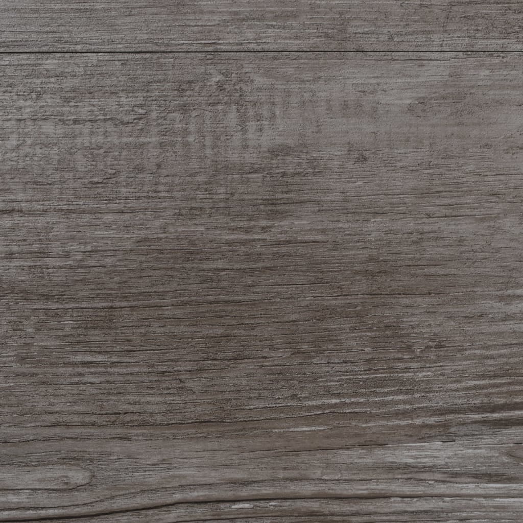 vidaXL Lamas de suelo no autoadhesivas PVC marrón madera mate 5,26m²