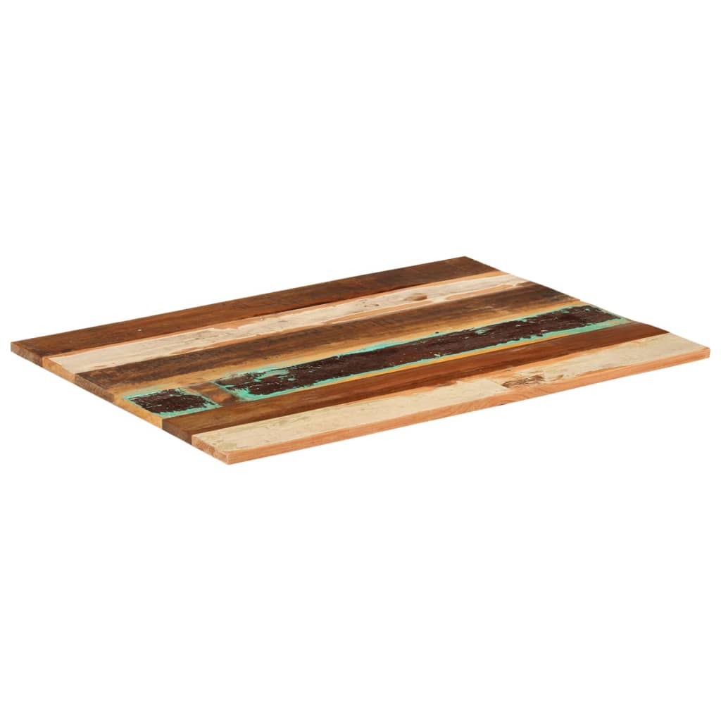 vidaXL Tablero de mesa rectangular madera maciza 60x80 cm 15-16 mm