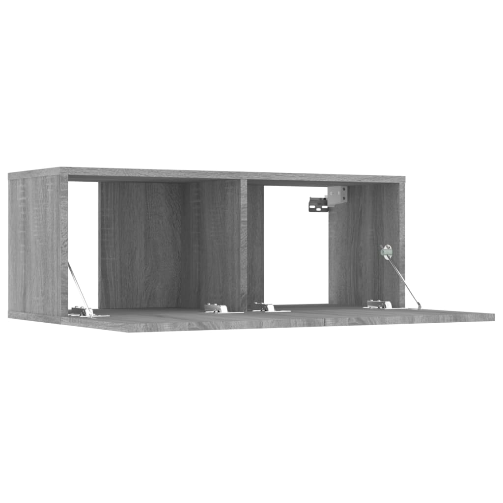 vidaXL Set de muebles para TV 8 pzas madera contrachapada gris Sonoma