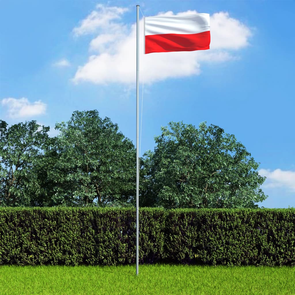 vidaXL Bandera de Polonia 90x150 cm