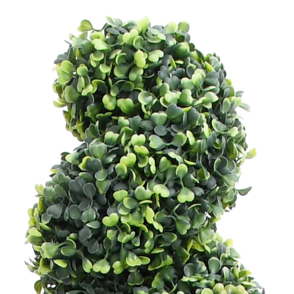 vidaXL Planta espiral de Boj artificial con macetero verde 117 cm