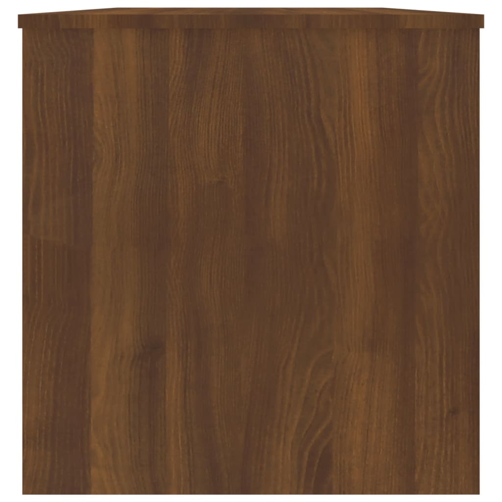 vidaXL Mesa de centro madera contrachapada roble marrón 102x50x52,5cm