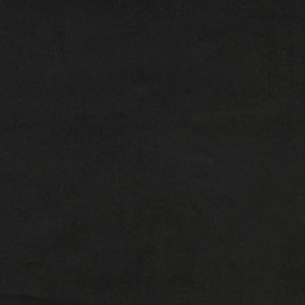 vidaXL Banco de terciopelo negro 81,5x41x49 cm